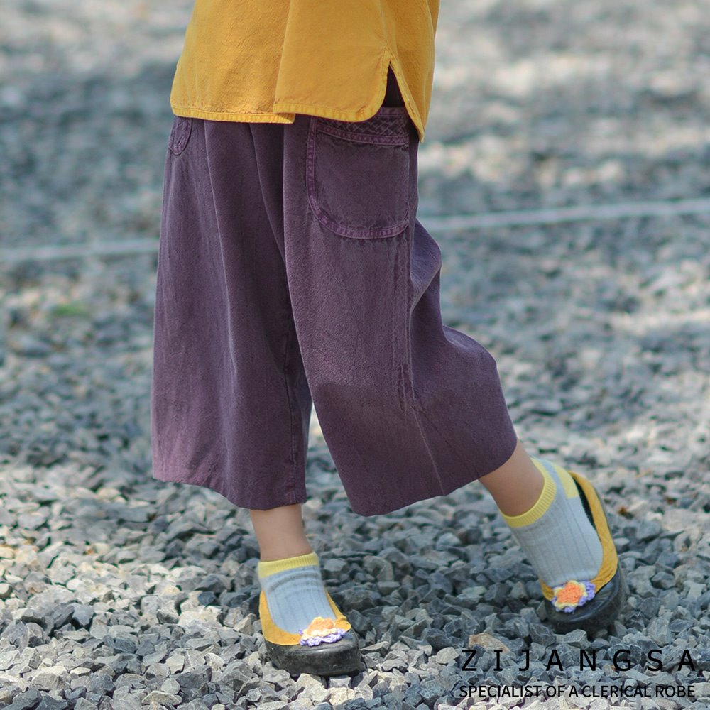 [20335] 아동 여름 7부 통바지 / 바지 생활한복 개량한복 법복 절복 공용 유치원복 어린이집복 단체복